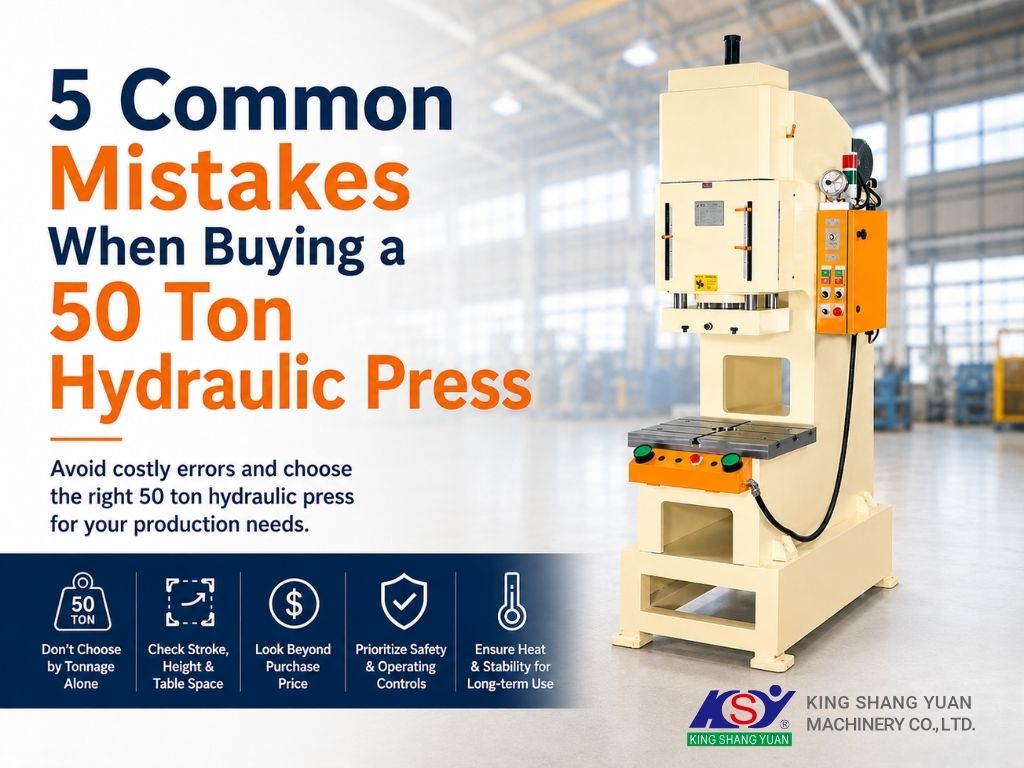 5 Common Mistakes When Buying a 50 Ton Hydraulic Press